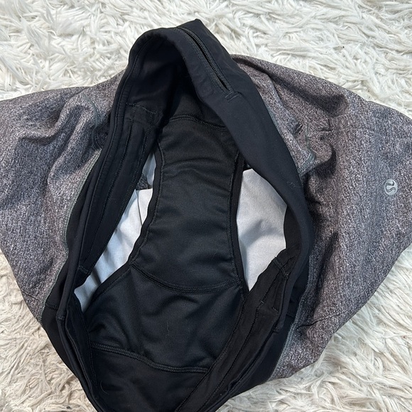 Lululemon Run Times Short II *4" Heather Lux Multi Black / Black - Picture 3 of 6